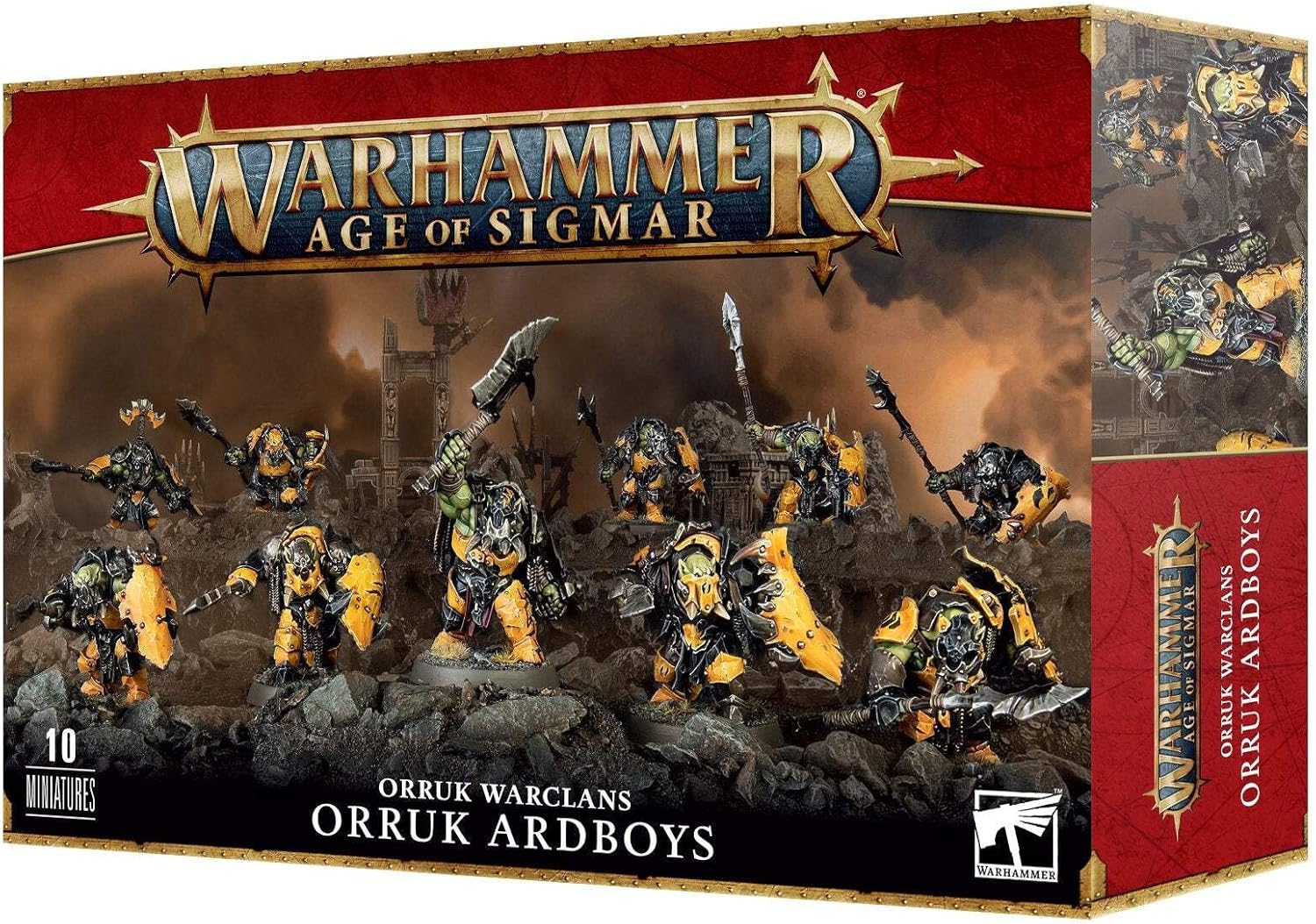 Warhammer Age of Sigmar: Orruk Warclans - Orruk Aardboyz - WiredVillage Games - Games Workshop